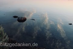 Wolken im Wasser