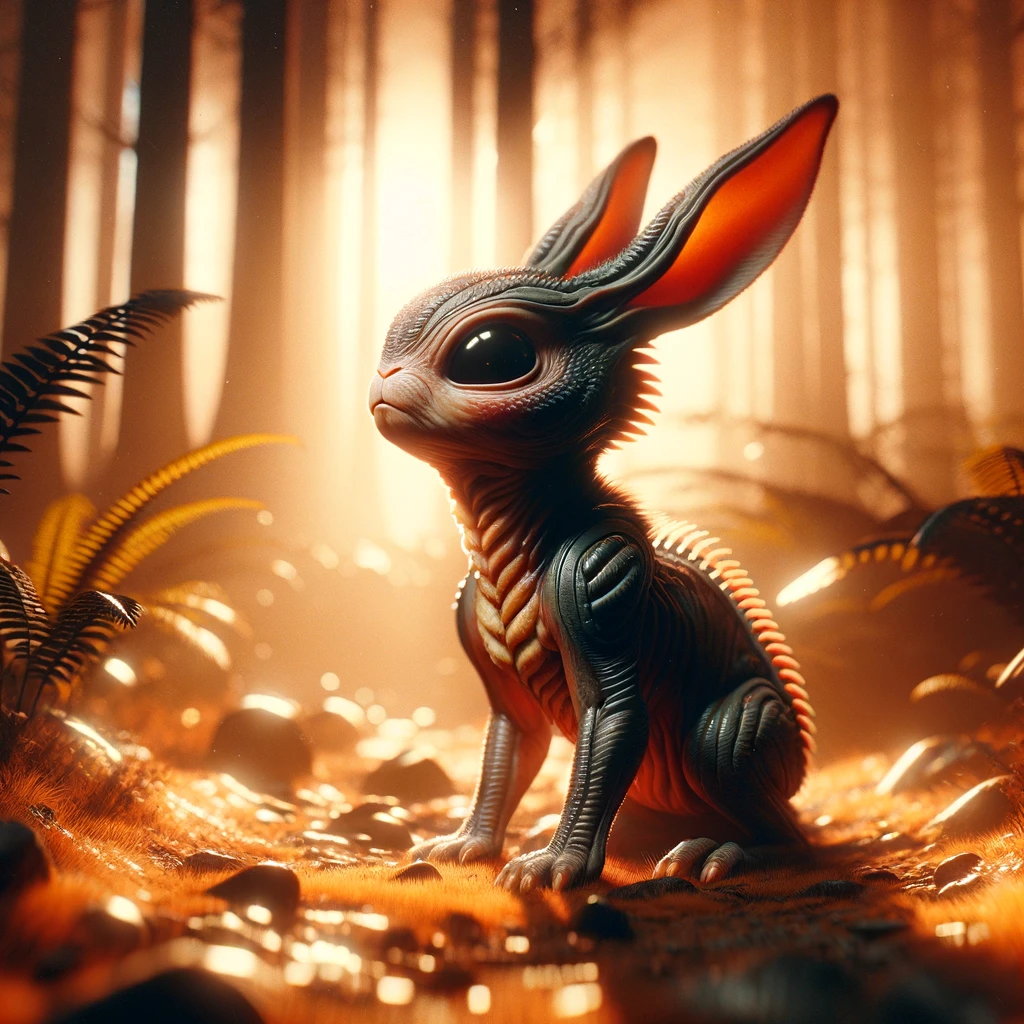 Alien Rabbit (KI-Bild)